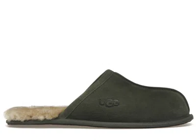 Pre-owned Ugg Men's  Scuff Slipper Sneakers In Forest Night
