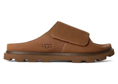 Pre-owned Ugg Men's  Solano Slide Sneakers In Chestnut In Brown