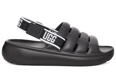 Pre-owned Ugg Men's  Sport Yeah Slide White Sneakers In Black