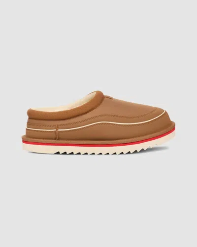Ugg Men's  Tasman Cali Wave 1158278-cbrc 5 Chestnut Birch Slip-on Slipper Rhs3708 In Black