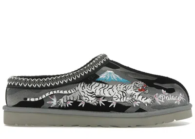 Pre-owned Ugg Men's  Tasman Slipper Palace Camo Sneakers In Black