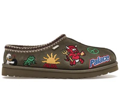 Pre-owned Ugg Men's  Tasman Slipper Palace Sneakers In Burnt Olive