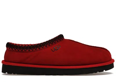 Pre-owned Ugg Men's  Tasman Slipper Sneakers In Samba Red