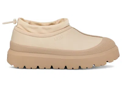 Pre-owned Ugg Men's  Tasman Weather Hybrid Slipper Sneakers In Birch/white Pepper
