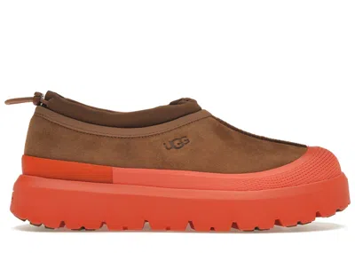 Pre-owned Ugg Men's  Tasman Weather Hybrid Slipper Sneakers In Chestnut/orange