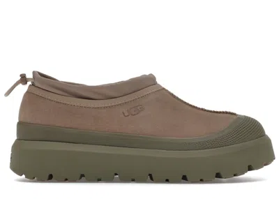 Pre-owned Ugg Men's  Tasman Weather Hybrid Slipper Sneakers In Dune/burnt Olive In Brown