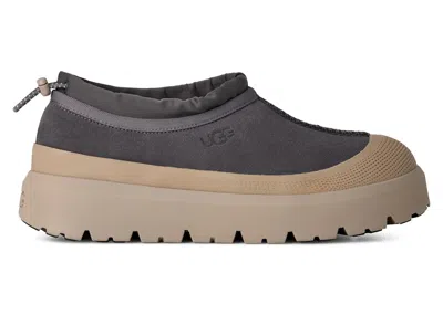 Pre-owned Ugg Men's  Tasman Weather Hybrid Slipper Sneakers In Obsidian/cobble Grey