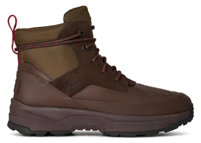 Pre-owned Ugg Men's  Truckee Field Boot Sneakers In Dark Toffee In Brown