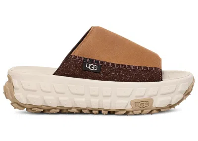 Pre-owned Ugg Men's  Venture Daze Slide Sneakers In Chestnut/ceramic In Brown