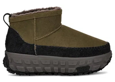 Pre-owned Ugg Men's  Venture Daze Ultra Mini Boot Sneakers In Burnt Olive/charcoal In Multi