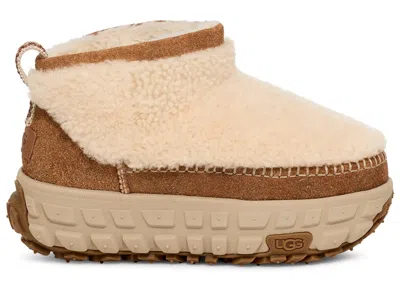 Pre-owned Ugg Men's  Venture Daze Ultra Mini Cozy Boot Sneakers In Natural In Brown