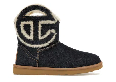 Pre-owned Ugg Men's  X Telfar Logo Mini Sneakers In Denim In Blue
