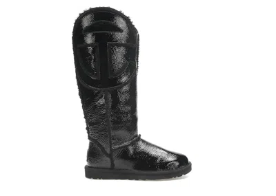 Pre-owned Ugg Men's  X Telfar Logo Tall Crinkle Sneakers In Black