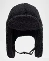 Ugg Men's Fluff Trapper Hat In Black