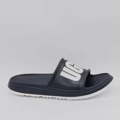 Ugg Men's Wilcox Slide Sandal In Dark Sapphire In Blue