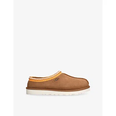 UGG MENS BEIGE COMB TASMAN SUEDE SLIPPERS EUR 44 / 10 UK