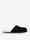 Ugg Scuff Suede Slippers In Black