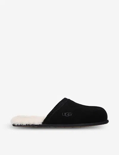 UGG MENS SCUFF SHEEPSKIN SLIPPERS BLACK EUR 43 / 9 UK,13761407