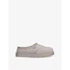 Ugg Suede Tasman Slippers In Grey/light