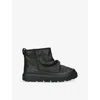 Ugg Heritage Utility Ankle Boots In Black Leather In Black