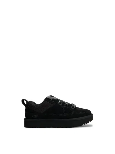 Ugg Mens Lo Lowmel Trainers In Black
