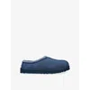 Ugg Mens Tasman Ii Suede Slippers Navy Eur 42 / 8 Uk In Blue