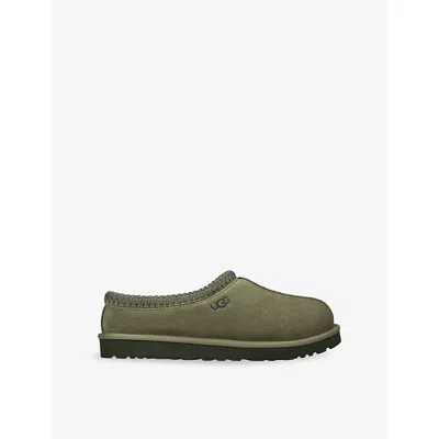 Ugg Mens Tasman Ii Suede Slippers Khaki Eur 43 / 9 Uk
