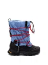 Ugg High-top Silhouette Boots Contrasting Laces In Blue