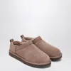 Ugg Classic Micro Short Suede Boots In Gray