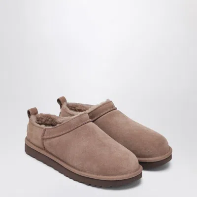 Ugg Classic Micro Short Suede Boots In Brown