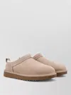 Ugg Micro Slippers Pull Tab Round Toe Rubber Sole In Brown