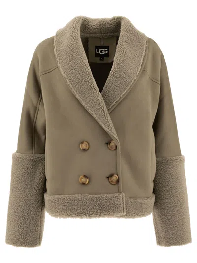 Ugg Mindy Luxefluff Jackets Green