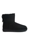 Ugg Mini Boots With Fixed Bow Detail In Black