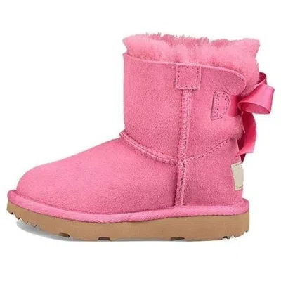 Ugg Mini Bailey Bow Ii Snow Boots Big Boys Pink