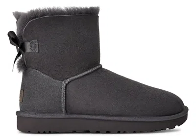 Pre-owned Ugg Mini Bailey Bow Ii (women's) Sneakers In Obsidian In Black