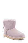 Ugg ® Mini Bailey Logo Strap Bootie In Pale Smoke
