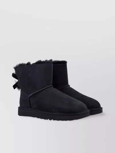 Ugg Mini Boots With Fixed Bow Detail