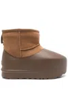 Ugg Classic Mini Pumped Molded Boots In Brown