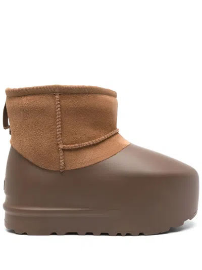 Ugg Classic Mini Pumped Molded Boots In Brown