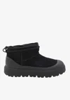 Ugg Suede Classic Ultra Mini Weather Hybrid Ankle Boots In Black