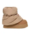 Ugg Classic Mini Dipper Puffer Classic Boots In Nude