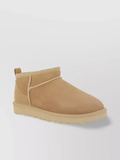 UGG MINI GOATSKIN BOOTS KNURLED SOLE