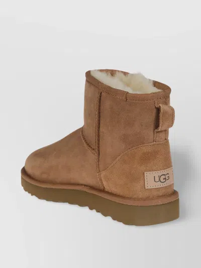 Ugg Mini Ii Suede Flat Sole Boots