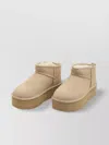 Ugg Classic Ultra Mini Platform Suede Ankle Boots