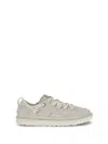 Ugg Minimel Low Sneakers Perforated Pull Tab Rubber In White