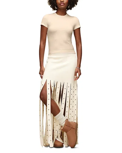 Ugg Miriam Baby Rib Tee In White