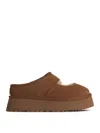 Ugg Bea Mary Jane Suede Flatform Chestnut In Beige