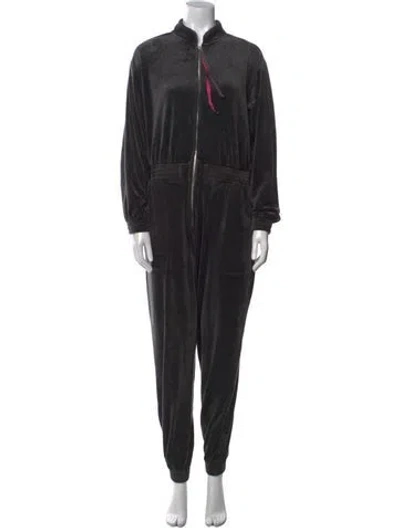 Pre-owned Ugg Mock Neck Jumpsuit In Black