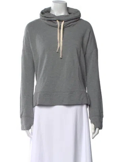 Pre-owned Ugg Mock Neck Long Sleeve Sweatshirt In Gray