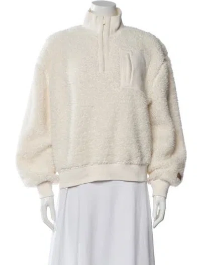 Pre-owned Ugg Mock Neck Sweater In Neutral